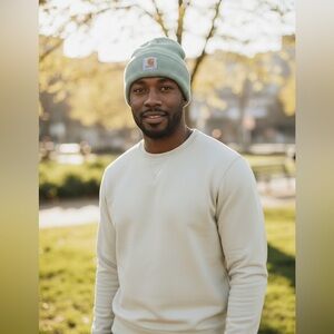 Carhartt Soft Green Knit Hat